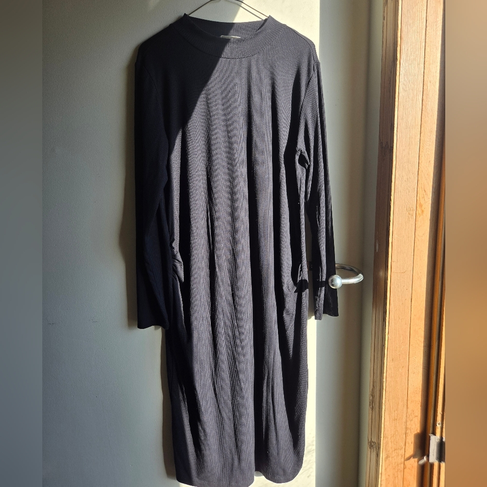 H&M Black Maxi Maternity Dress Womens Size XL